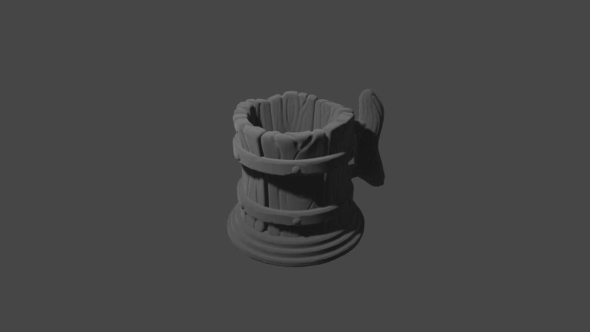 Lucy_Mutlow's tweet photo. Spent some time trying to learn some #3DModeling  and level up those programmer art skills with #Blender3d and #zbrush While I learned a lot from this attempt I am still rather proud of the result! #gamedev https://t.co/E7XFGwJm1M