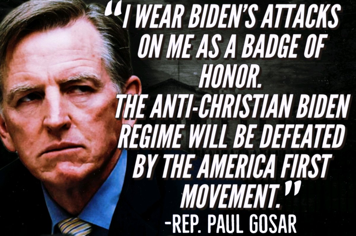 Rep. Paul Gosar, DDS tweet media