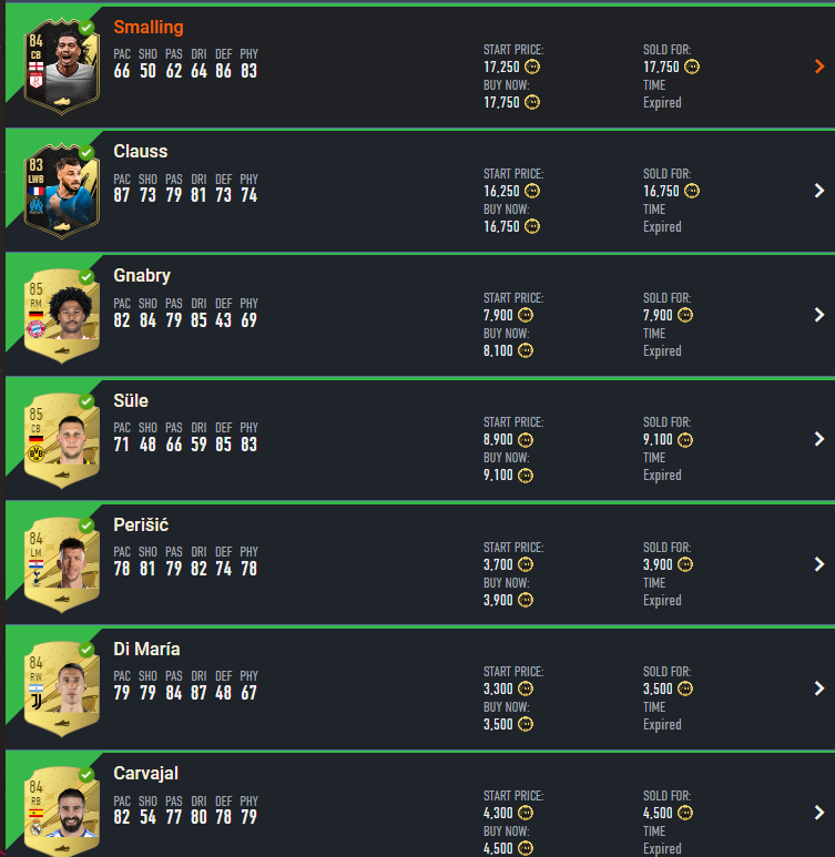 LionFut's tweet photo. Here are the sales since the morning 👇🏼
Really good UV/OP Selling day. Around 150k profit.
See you tomorrow 😉
#FIFA23 #FUT #FU23 https://t.co/LV8KG9emYj