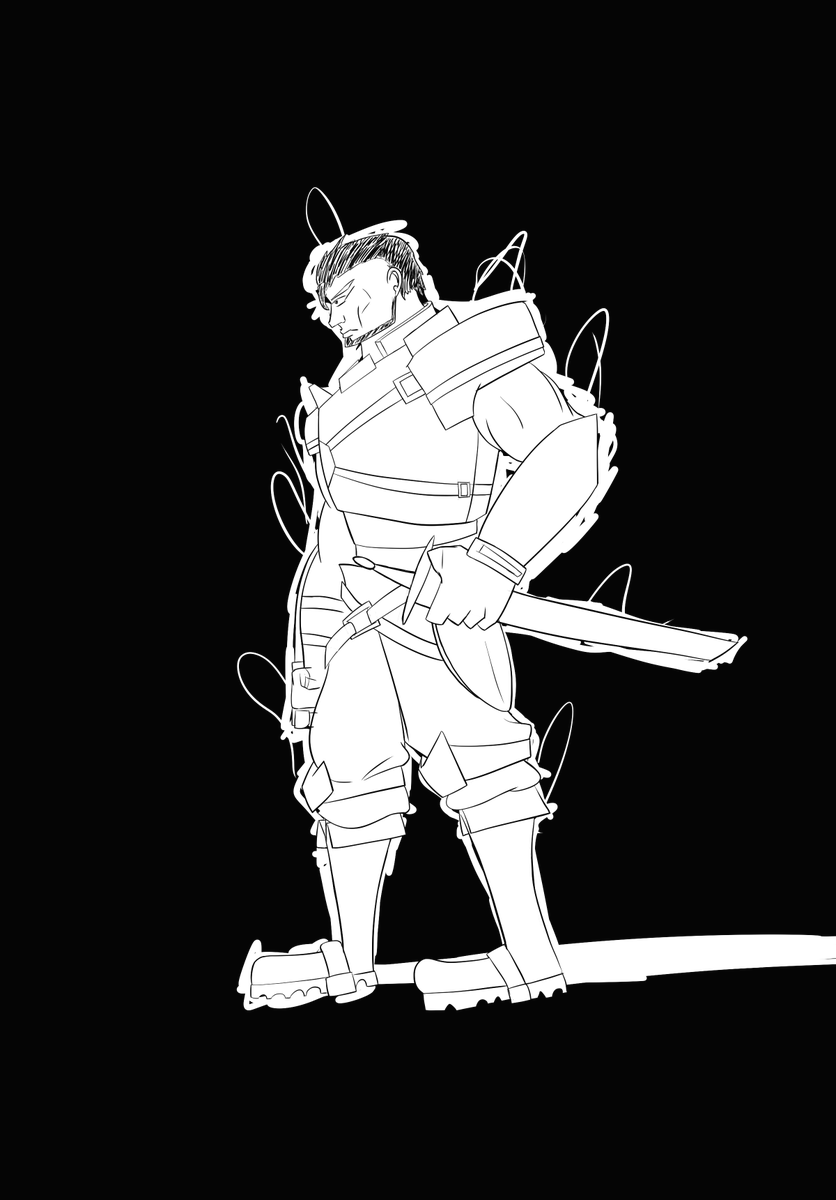 HutzilBomb's tweet photo. Strongest warrior in the Re-Estize Kingdom in #Overlord #Gazef Stronoff https://t.co/ULxuKaC9IW