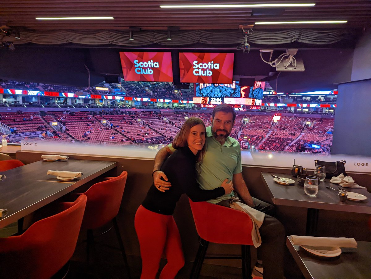 Dinner and ball!

<a href="/Raptors/">Toronto Raptors</a> 
#WeTheNorth