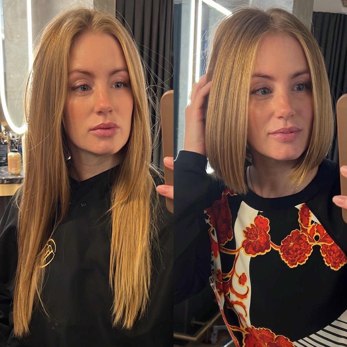 KirstyJCurtis's tweet photo. I did a thing… ✂️ Donated my hair to @LPTrustUK 💞 👑 Massive thank you to JENNIE MANZI @PaulEdmonds217 #hairdonation #bob #littleprincesstrust #pauledmonds #thechop #hairtodaygonetomorrow https://t.co/s62nw8pLx7