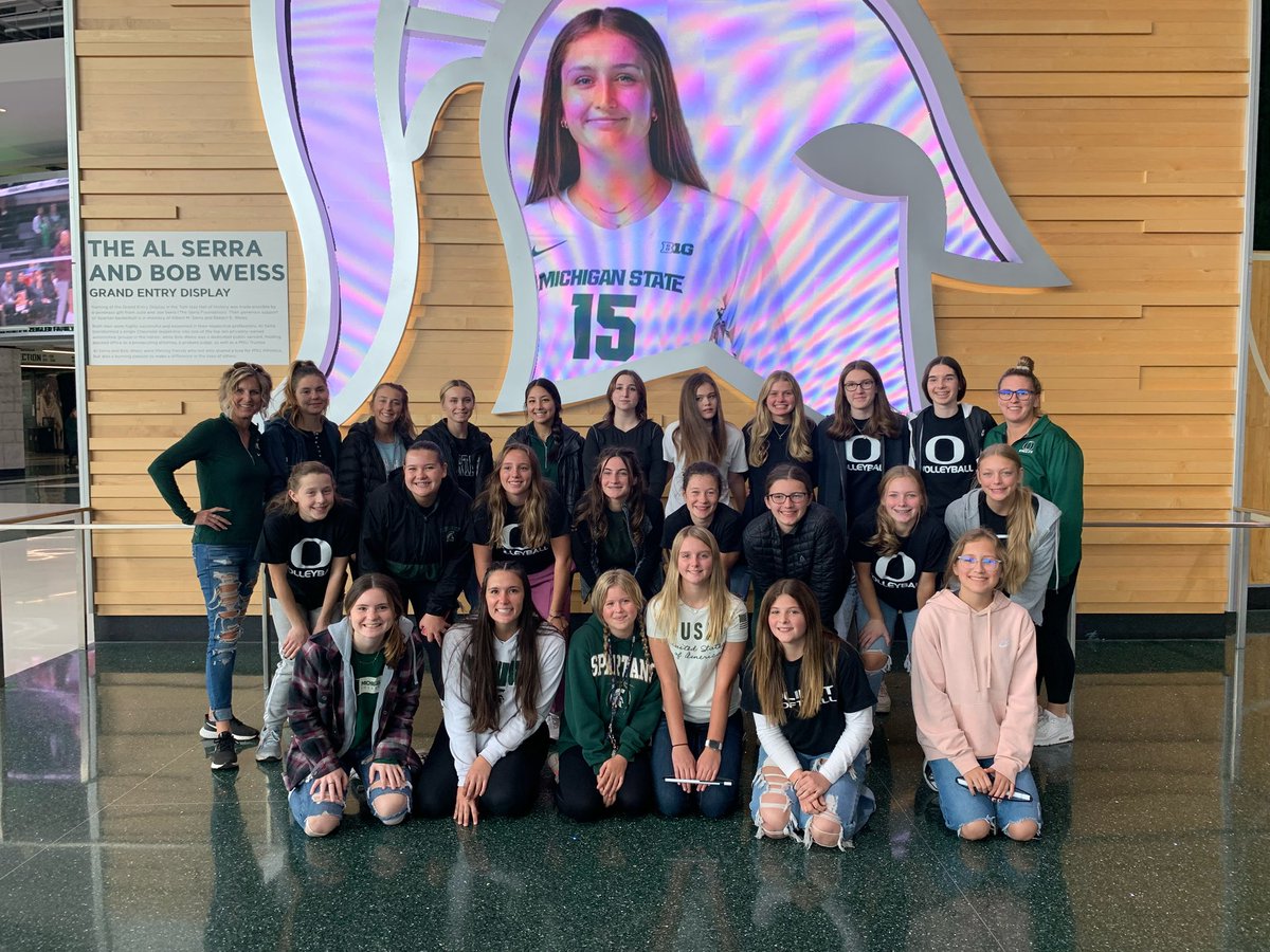 OHS VB @ the Breslin center for some MSU VB today.