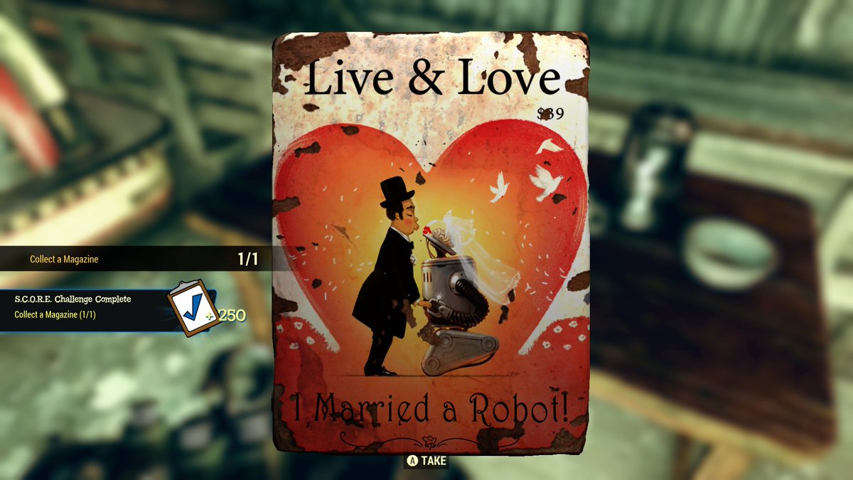 ZombaitX's tweet image. This took much too long to find. Challenges that are dependent upon rare, randomly spawning items are irritating wastes of time. #Fallout76 #GameDesign #BadGameDesign