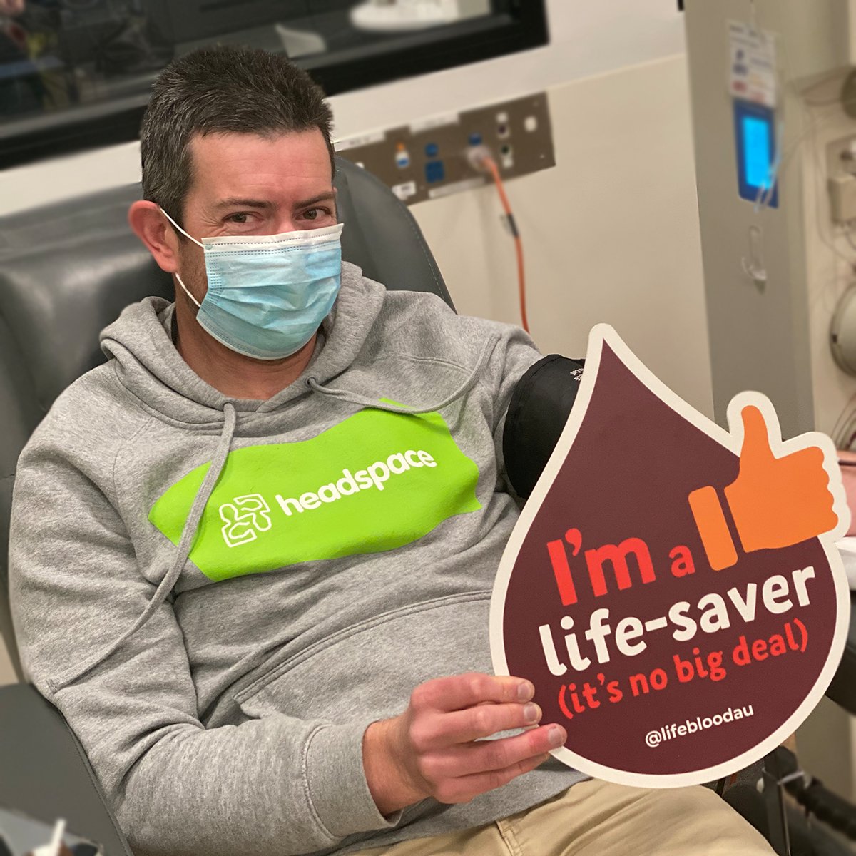 Donating blood is a great way to get in that all-important ‘me time’ which we tend to miss out on when life gets in the way. The @headspace_aus Lifeblood Team know this well, making an impact on close to 240 lives. Find out more about joining a Team at donateblood.page.link/hCs1