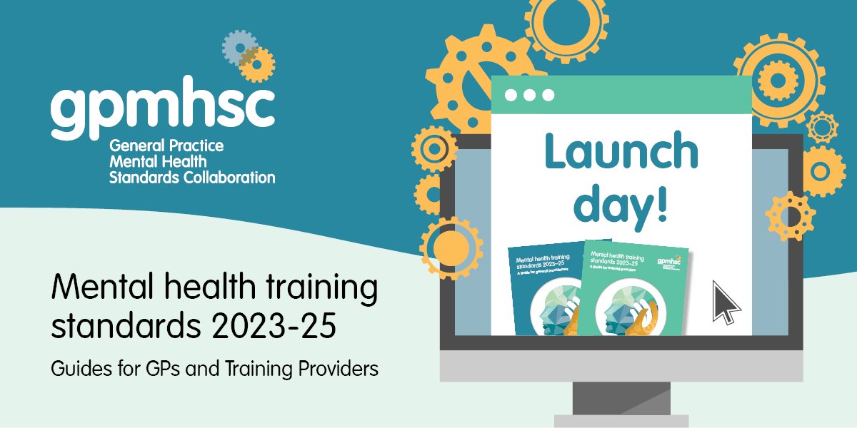 The GPMHSC has officially released the Mental health training standards for 2023–25. The new Standards have been streamlined &amp; include new resources, glossary, revised learning outcomes &amp; best practice relating to mental health care. Find out more here bit.ly/3DdLOO3