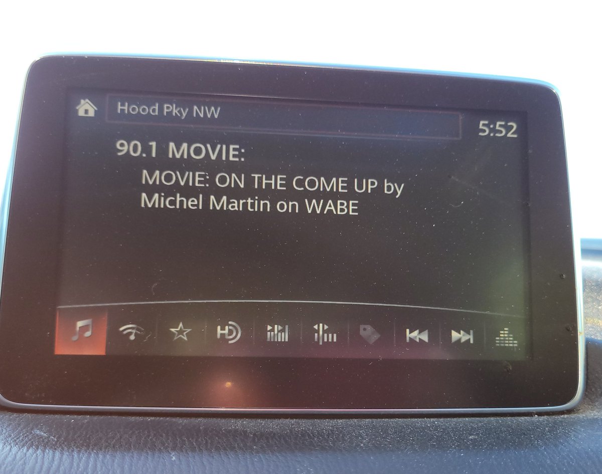 staffdevjnkie's tweet photo. So excited to hear Michel Martin @NPR talking w director of  #ONTHECOMEUP movie @justsanaa ...@angiecthomas I cant wait to see your book come to life. I will see it asap!!!! #late2theparty after waiting so long! https://t.co/5SY81MW3y8