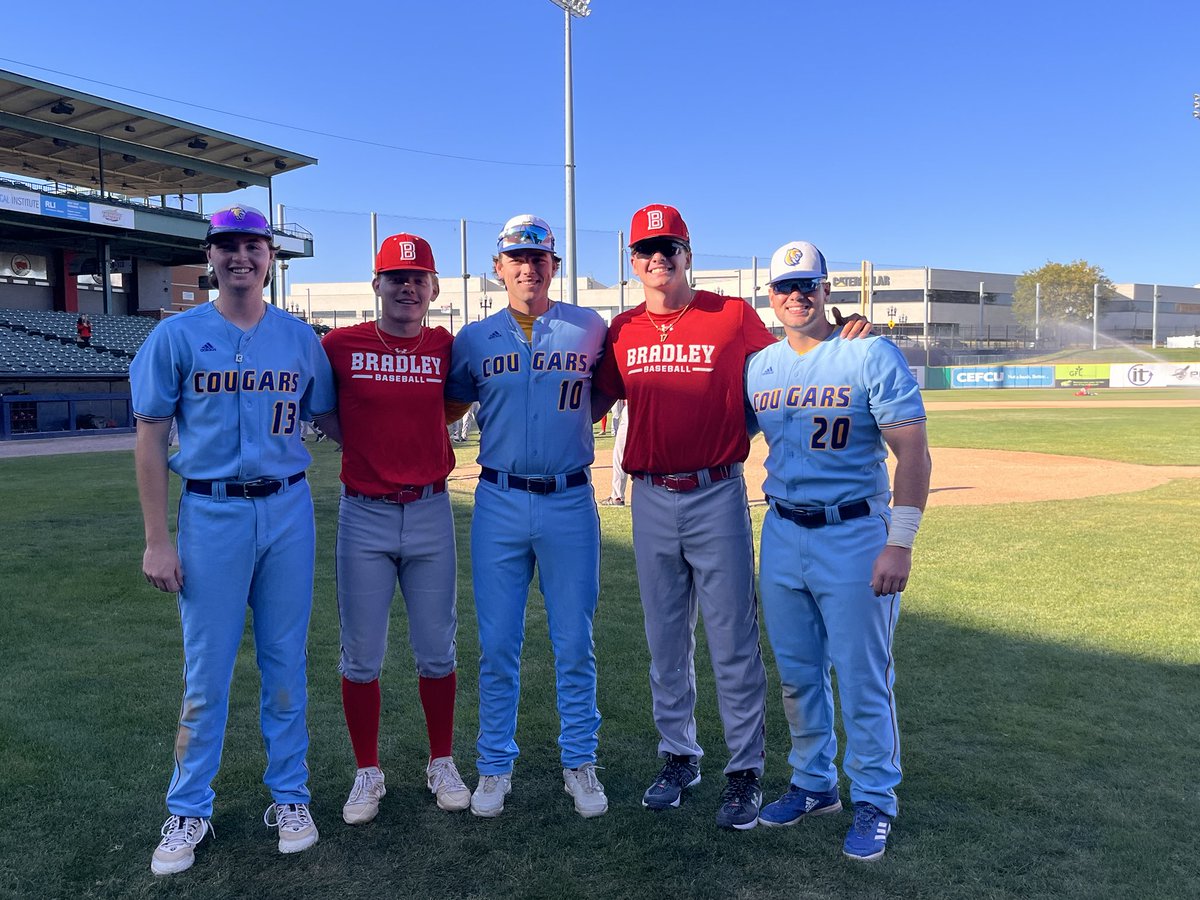 wacohibaseball's tweet photo. Great day of baseball with some former Panther greats! #alwaysapanther https://t.co/oxEktVqdgJ