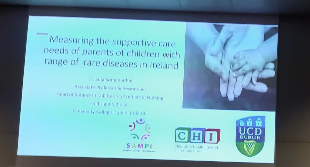 It was my honour to present SAMPI #Raredisease #Project ⁦@TempleStreetHos⁩ ⁦@Temple_Street⁩
 @EAPSCongress⁩ #EAPS2022 measuring the supportive care needs of parents of children with rare diseases #Ireland ⁦@UCD_Research⁩ ⁦@ucdsnmhs⁩ ⁦@jobswithCHI⁩