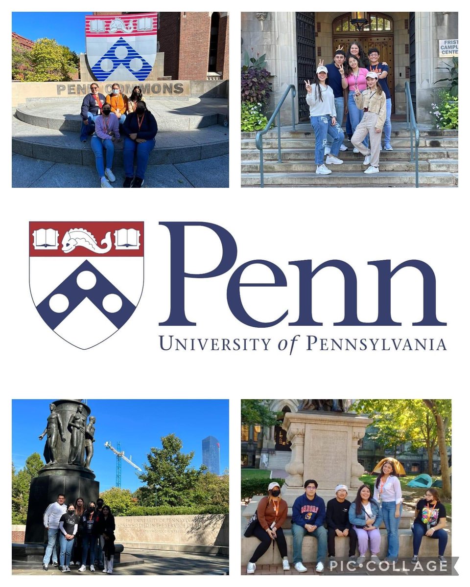 Our 8th &amp; final college campus was the University of Pennsylvania🏫! Such a beautiful campus within the hustle of the big city. 🤗 #collegetours #gearupworks #eastcoast #seniors2023 #BigDreams