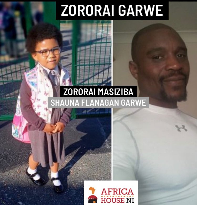 arutura's tweet photo. Shauna Flanagan Garwe and her father Robert Garwe, 50, #Creeslough #ourdeepestsorrow 
#Garwe #pananakuriragarwe @edmnangagwa #garwe we have lost two precious hearts ♥️ https://t.co/9rd2HqWLzo