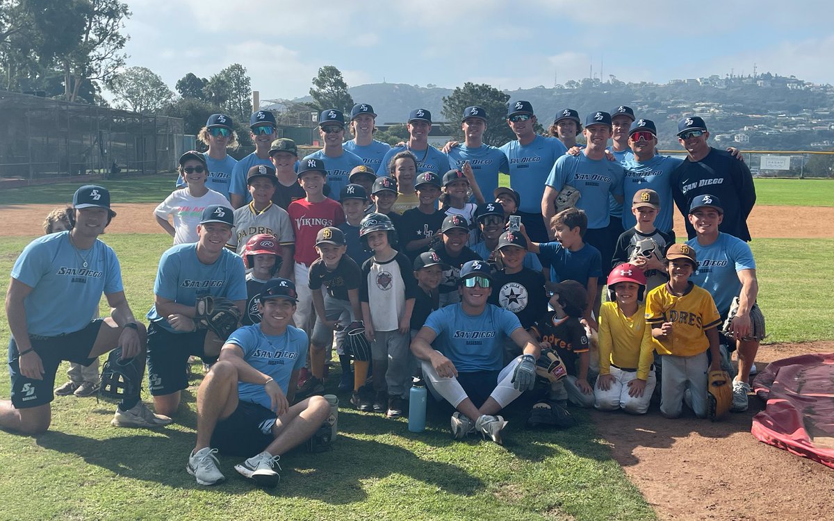 USDbaseball's tweet photo. A special weekend working with our friends at La Jolla Pony and the Miracle League!
Thank you for having us out.
#WinningInTheCommunity | #GoToreros https://t.co/6k8tKTc1S8