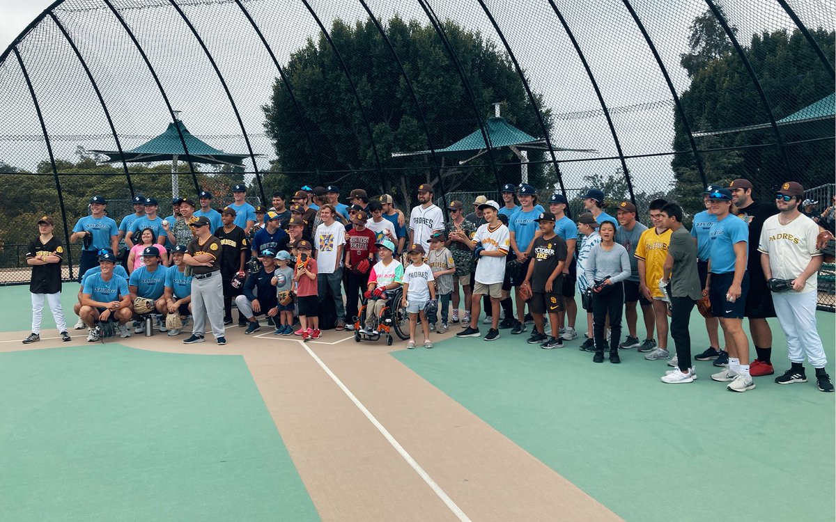 USDbaseball's tweet photo. A special weekend working with our friends at La Jolla Pony and the Miracle League!
Thank you for having us out.
#WinningInTheCommunity | #GoToreros https://t.co/6k8tKTc1S8