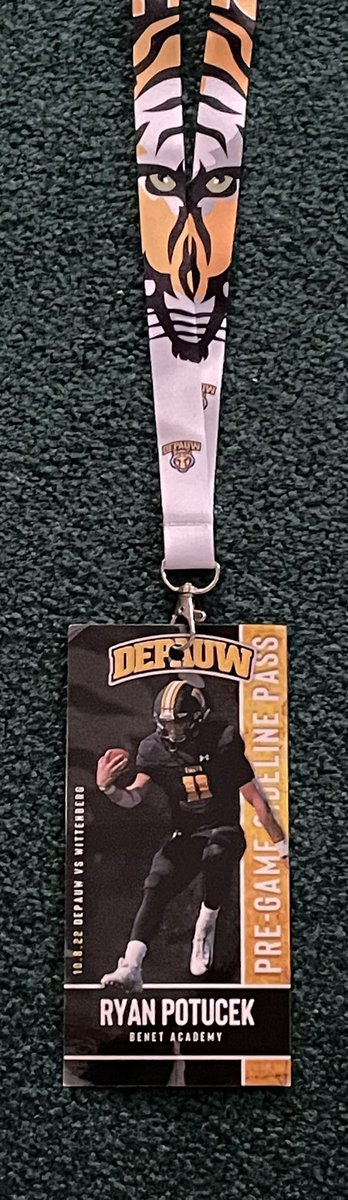 PotucekRyan's tweet photo. Had a great game day visit at DePauw this Saturday. Thank you to all of the coaches for having me. @qbdietz @MasonEspinosa1 @RoryMannering @DePauwTigersFB @BenetRedwingFB https://t.co/ZmCB7oAQGX