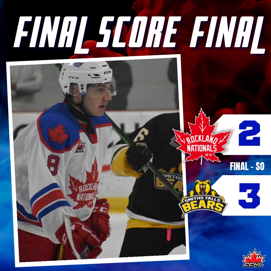 RocklandNatsJrA's tweet photo. The next #cchlfallshowcase game is tomorrow at 12:30 pm.
Le dernier match du showcase d’automne de la CCHL est demain à 12:30. https://t.co/keT4Wt3Fgz