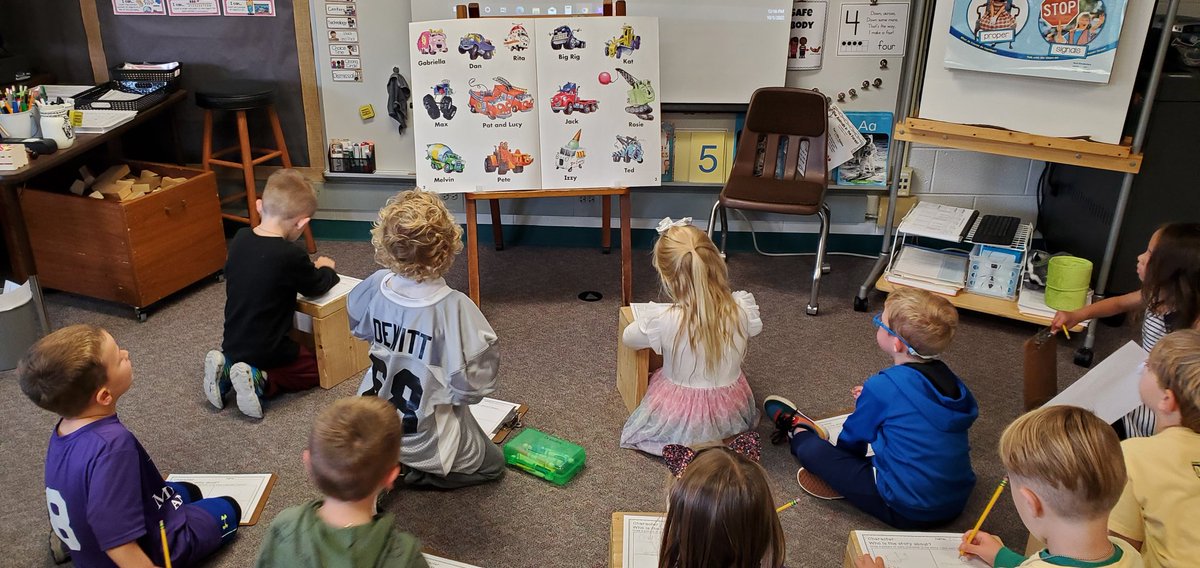 Amazing writers at work using our story to label their characters!