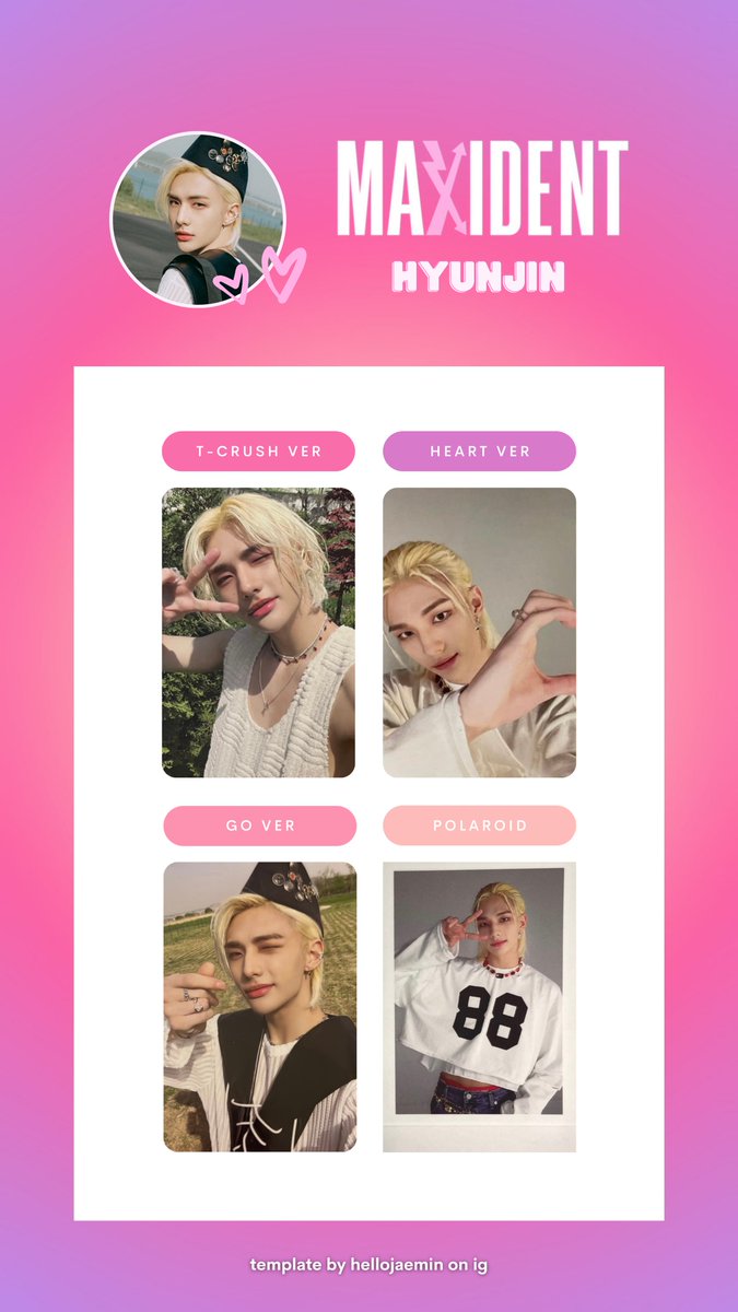 gcingseventeen's tweet photo. stray kids maxident individual member photocard template / list

download: https://t.co/qT0QIY86Gs

tags; pc bang chan minho changbin hyunjin han jisung felix seungmin jeongin 스트레이키즈 스키즈 맥시던트 포카 방찬 리노 창빈 현진 한 지성 필릭스 승민 아이엔 https://t.co/5KN887J6U9