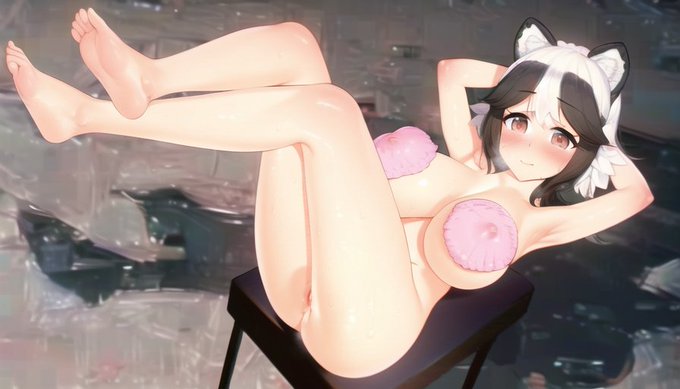 タヌキちゃんのエッチシーン4枚を変換してみました🦝

#novelAI 