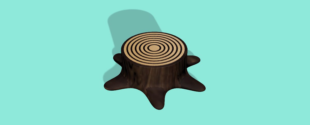 M3dcad's tweet image. 忙しくて久しぶりのレンダリング
少しサボってしまうと操作を忘れてしまうな。。
今日は切り株を作ったよ(笑)(^^)/

#３DCAD
#３Dプリント
#テルえもん
#切り株
#Fusion360