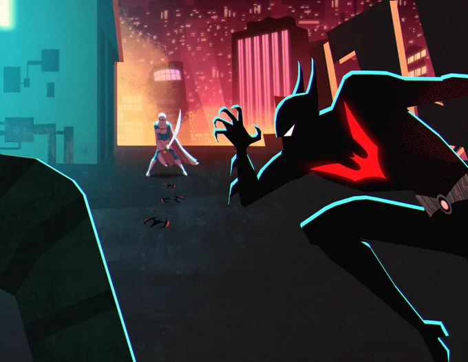 Need Warner Bros to stop being cowards and hire me and a bunch of badasses to work on a Batman Beyond animated feature. 