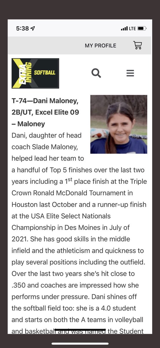 danimaloney2027's tweet photo. Last year I was ranked 74th in the Class of 2027! This is one of my biggest accomplishments and I’m striving to rank even higher this year, but the only way that will come is with hard work and perseverance! 💣🥎❤️ #GOAT𓃵 #Hardwork #bethebest https://t.co/dkJAZ8B2RA