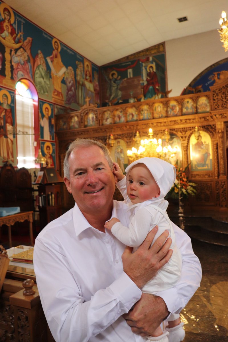 Happy day yesterday at Grandson Michael’s Christening