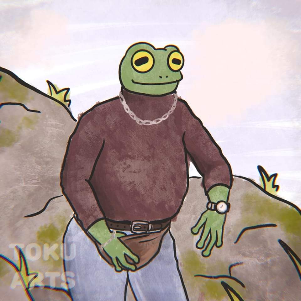 crystalaxj96's tweet photo. @korndiddy Here's a Dwayne The "Frog" Johnson to get you through stuff 🐸 https://t.co/XySyJo3ay4