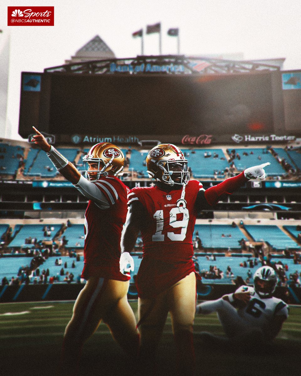 NBCS49ers's tweet photo. 49ers dominate in Carolina 😤 https://t.co/mF2QksXqoE