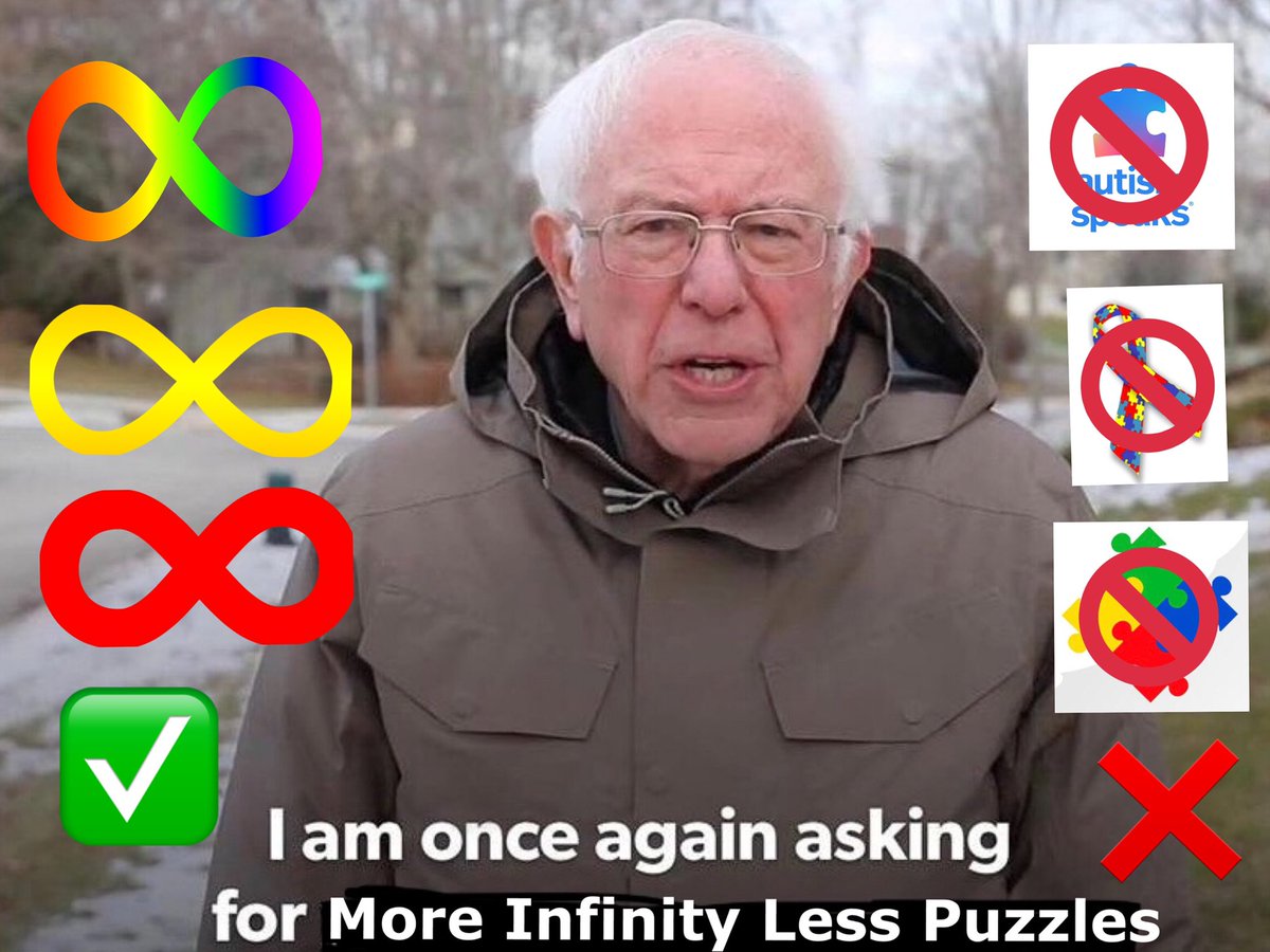 pippiminafowell's tweet photo. Itβs time for Autism Speaks to end & we must stand for Autism Rights
More Infinity Less Puzzles
#Autism #Autistic #AutismAcceptance #ActuallyAutistic #AutisticInfinity #AutisticLove #AutisticSpectrum #AutisticPride #AllAutistics #MoreInfinityLessPuzzles #BoycottAutismSpeaks https://t.co/GYkO7QhGvC
