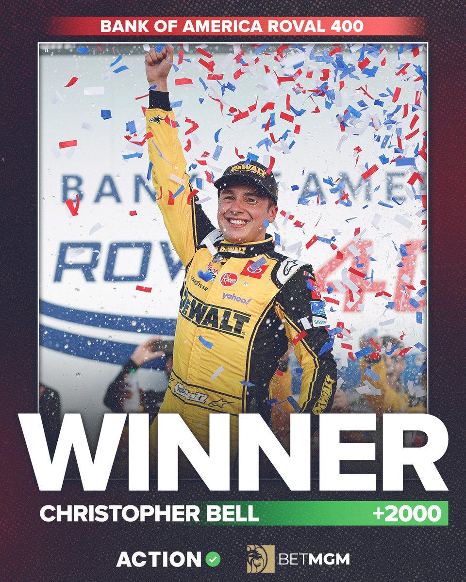 Christopher Bell wins at Charlotte Motor Speedway 🏁