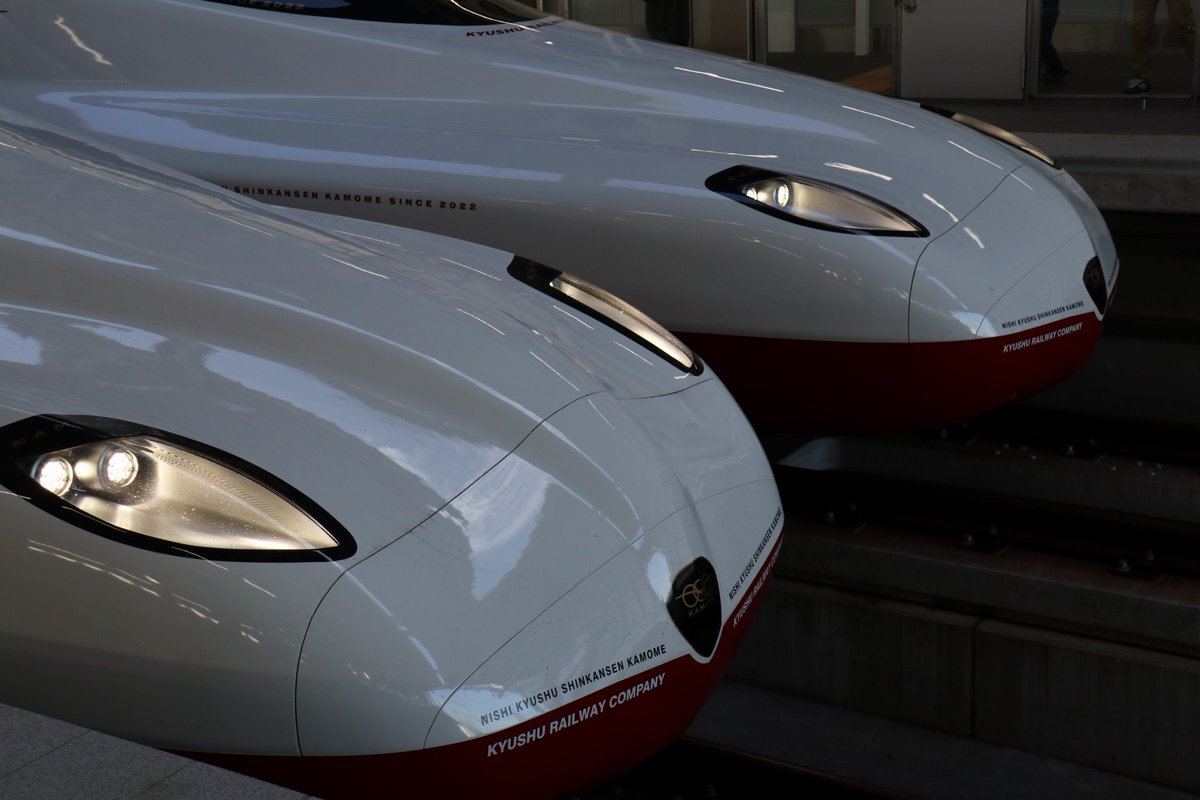 minsaki20's tweet photo. 西九州新幹線のN700S
東海のと違った顔に見えて好きですね 
#ラジオ鉄博 #NHK鉄道研究会 https://t.co/ITpGKbTsFQ