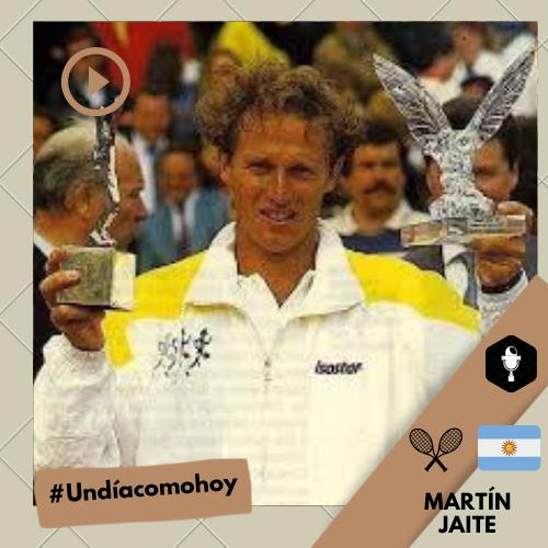 _enracha's tweet photo. 🎾 En 1964 nació el ex-tenista argentino Martin #Jaite, quien cosechó 12 torneos #ATP y llegó a estar décimo en el ranking mundial 🙌. https://t.co/7ld2qGLvUc