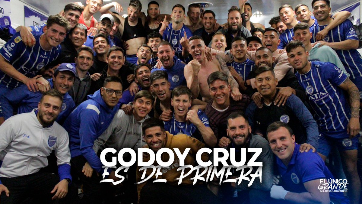 Porque creimos, confiamos, porque NOSOTROS NUNCA LO DUDAMOS...

Porque estuvimos SIEMPRE, TODOS JUNTOS 🙌💙🤍💙

Seguimos siendo de Primera, somos el ÚNICO GRANDE DEL OESTE ARGENTINO 💪💪💪

Gracias jugadores, cuerpo técnico, colaboradores, socios e hinchas por haber confiado 🙌