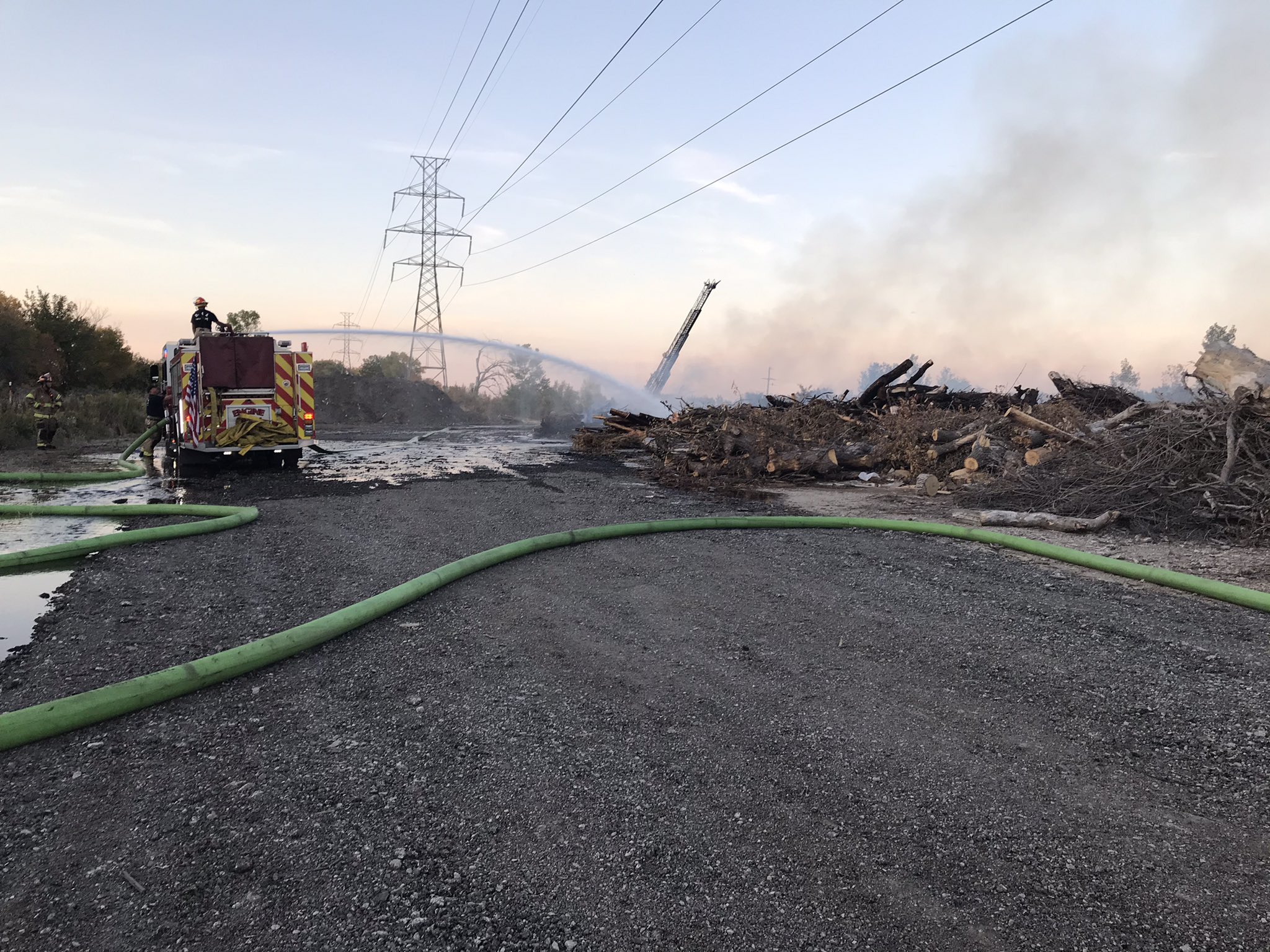 Omaha Crews Extinguish Building Fire At Crossroads Sarah Fili KETV on Twitter: "A city tree dump lot has caught fire in