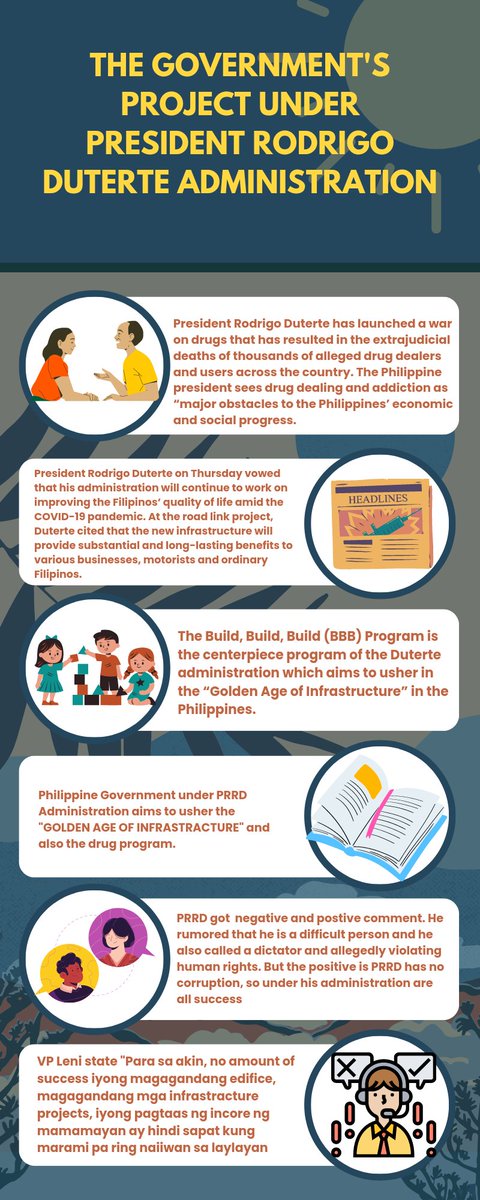 _yrxsh's tweet photo. THE GOVERNMENT'S PROJECT UNDER PRRD ADMINISTRATION

#forschoolpurposes https://t.co/WRbTcGVtf1