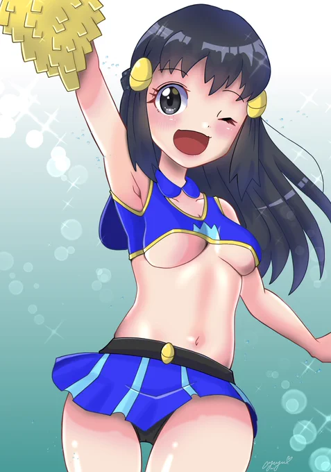 チアガールヒカリ(cheer girl Dawn) #ポケモンイラスト 