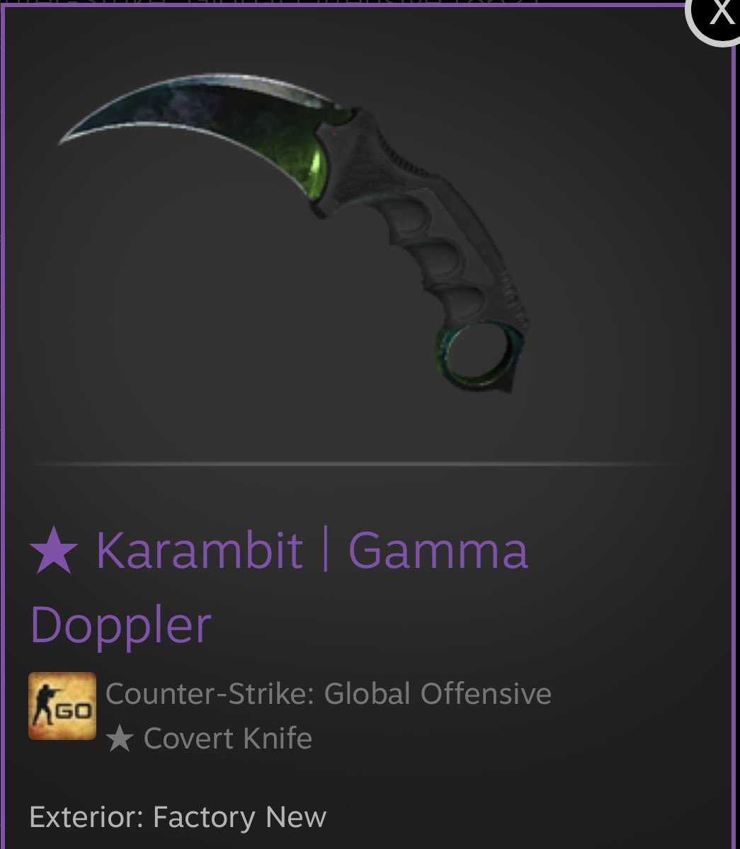 Carlinerai's tweet photo. 🔥CS:GO Knife GIVEAWAY🔥

★ Karambit Knife | Gamma Doppler [FN]

To enter:

☑️RT
☑️Tag a friend
☑️Follow me

⚡️Rolling in 4 days https://t.co/sFiSrb37AX