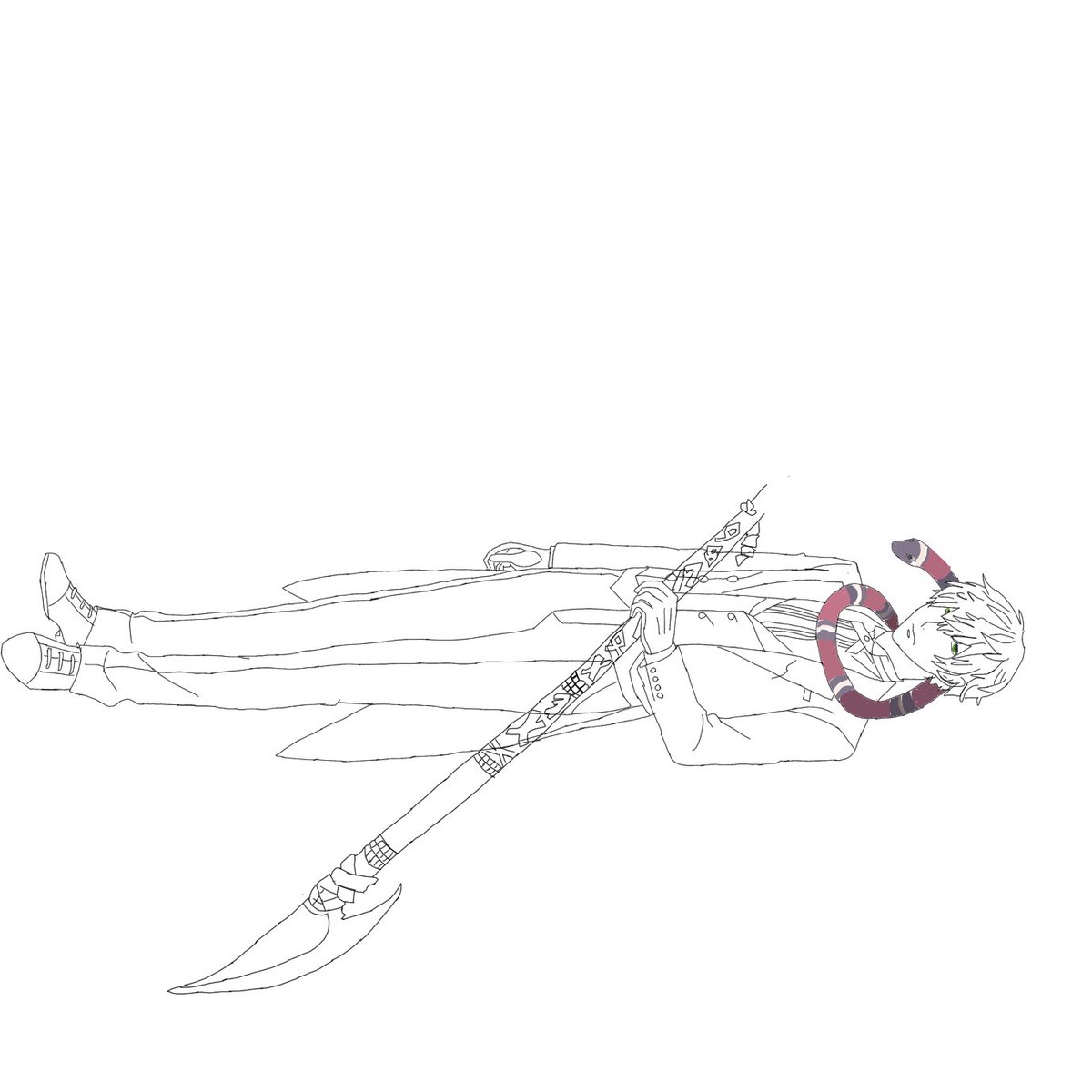 HazbinLover's tweet photo. The drawing I spent 5hours on yesterday yes it is sideways no I don’t now way https://t.co/j6cz4lyOj2