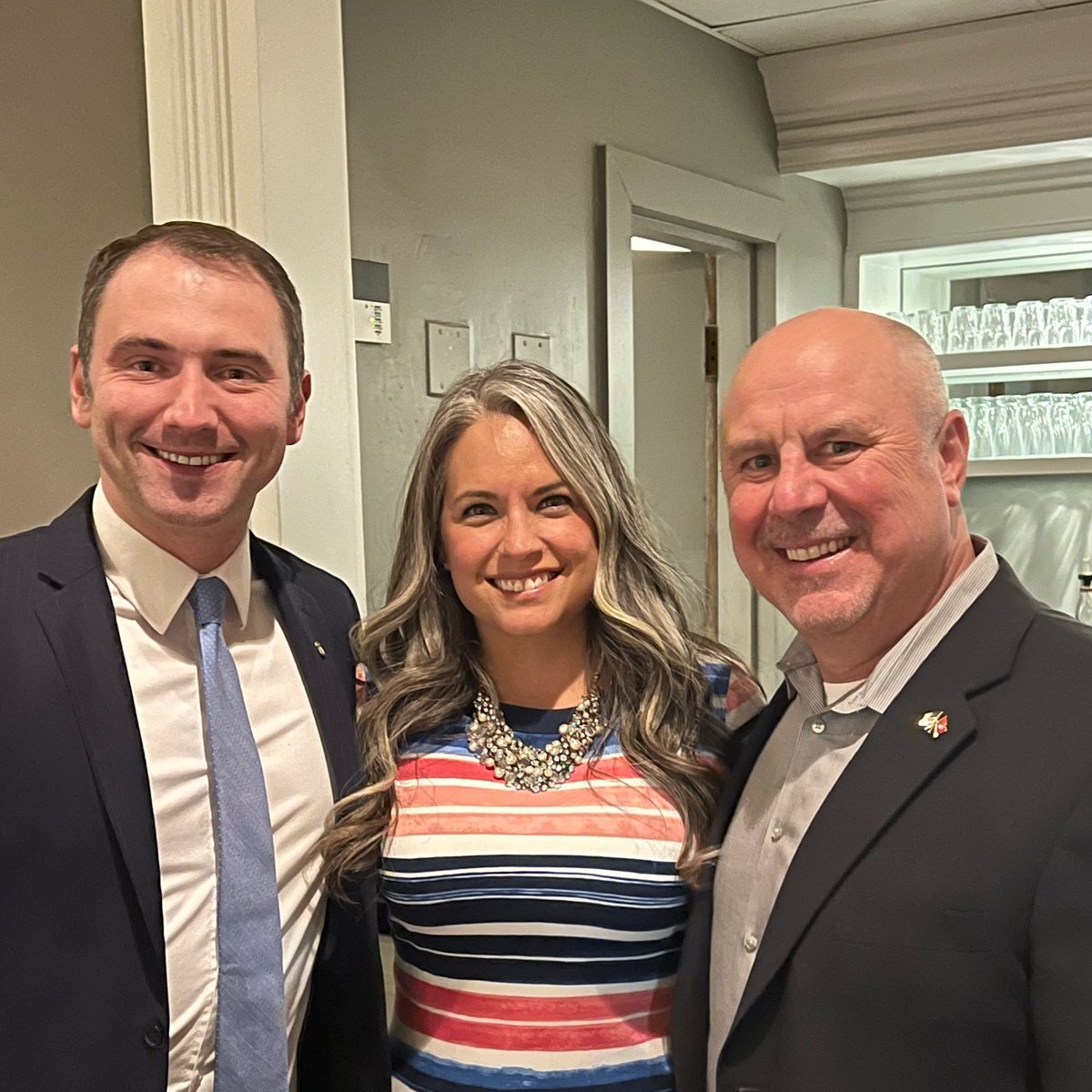 JackVrett's tweet photo. Rose Marie and I had a great time celebrating the 100th anniversary of Arlington Heights VFW Post 981 alongside fellow Veterans. I’m honored to serve in Post 981 and look forward to helping welcome fellow post-9/11 Veterans into the VFW. #vfw #stillserving #twill https://t.co/pbx2s7F4mp