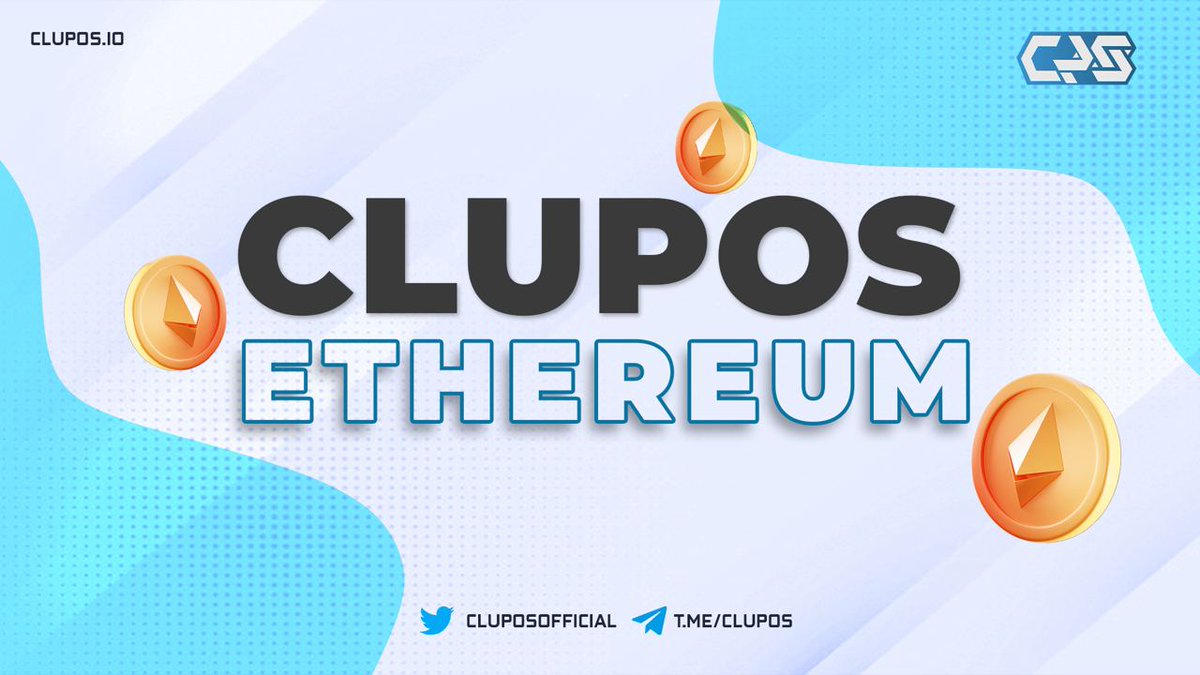 Clupos ETH Network 🥹

One of our major milestones on our roadmap (clupos.vercel.app/#roadmap) is the Clupos multichain phase. 
This will be one of our major goals as we are planning to go cross chains starting with ETH chain.