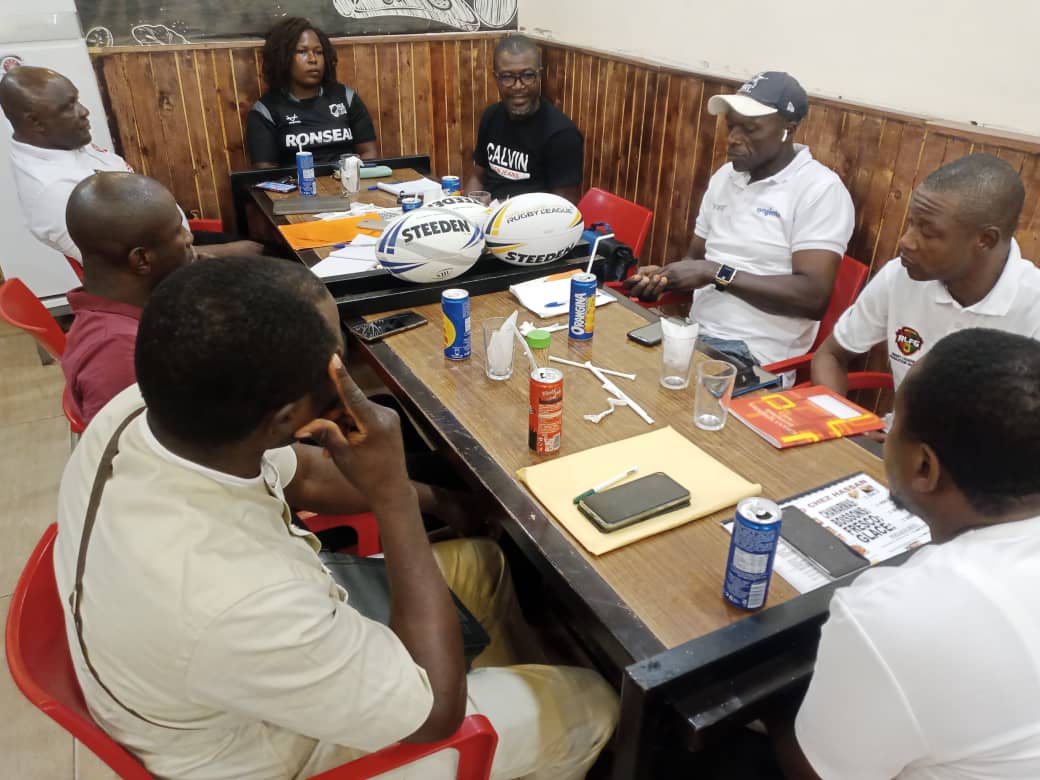 08/10/2022, séance de travail entre les membres du rugby à 13 Ivoirien afin d'harmoniser les activités à venir. 
#Mearl 
#IntRL 
#rugbyleague 
#loverugby