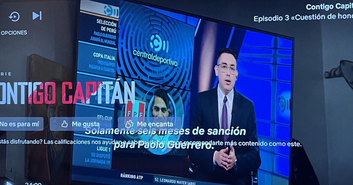jaramillolujan's tweet photo. A veces somos ligeros al juicio. A mi me pasó eso con @PaoloGuerreroOf en 2017 pero ahora viendo #ContigoCapitan comprendo que muchos fuimos injustos con esta Estrella del fútbol suramericano. Muy recomendado vía @NetflixLAT https://t.co/TOfYtWgmxX