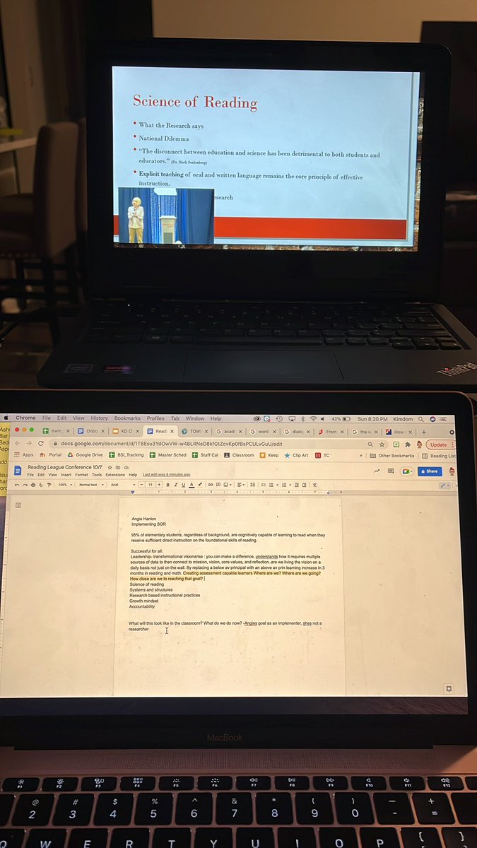 So excited to get back to work with all my new knowledge and inspiration from <a href="/reading_league/">The Reading League</a>. Best PD I have attended. Thankful I work in a district that supports teachers learning.