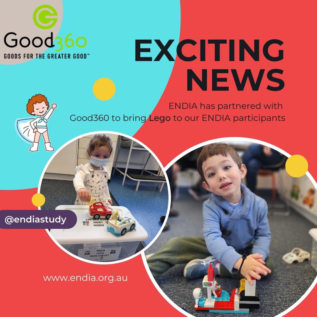 good360au's tweet photo. New Good360
Member ENDIA are so grateful for their first  order of LEGO, distributed as thank you gifts for taking part in their study questionnaires, in response to feedback families prefer sustainable and not disposable gifts 
#bringinggoodtogether #ENDIAkids #good360aus https://t.co/wD9JY8jUMS