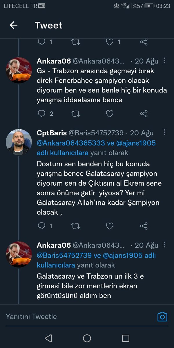 @Baris54752739 Ne cabuk R yaptın Barış. Bura da yazdıkların ne olacak. Bir şeyi bilerek  savunun ya da boş yere konuşmayın.