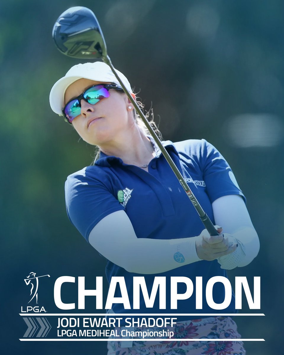 Never a doubt. 

Jodi Ewart Shadoff wins the LPGA MEDIHEAL Championship! 🏆