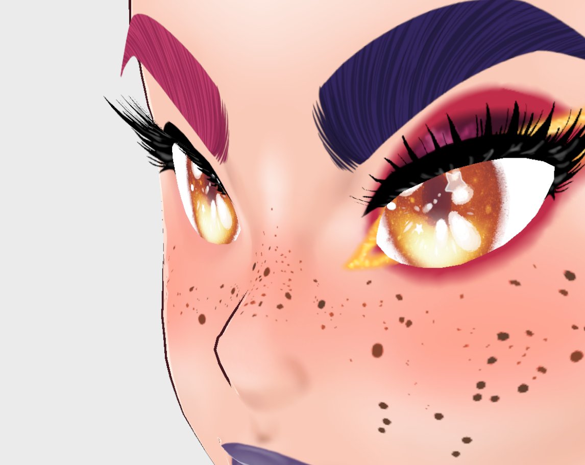 PenumbraPunk's tweet photo. I guess this could be considered a preview. ❤️💜💪👽 #vtuber #vtubermodel #vtuberpreview https://t.co/9WoeDUd7Za