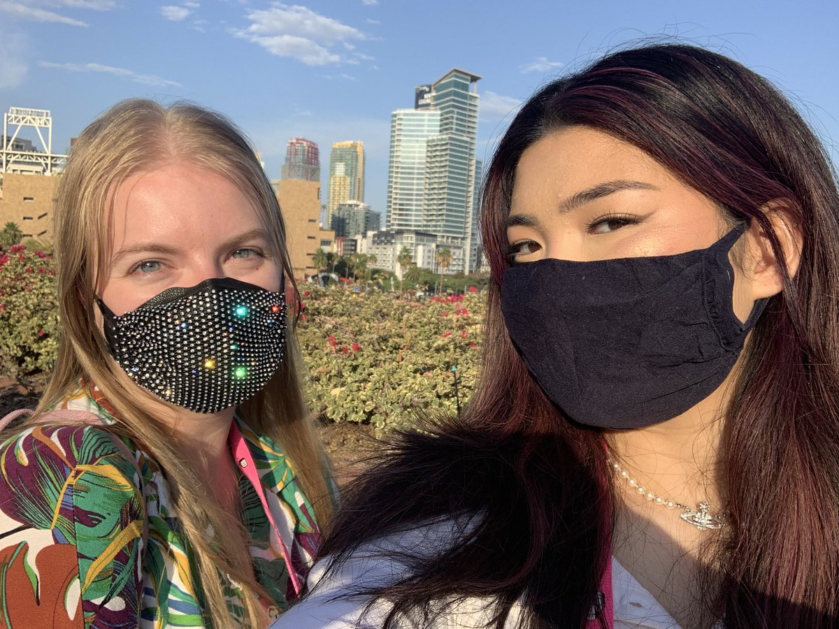 Some of my fave people hehe <a href="/tokibbi/">tokibbi</a> <a href="/SarahKendallYT/">sarah</a> <a href="/LudwigAhgren/">ludwig</a> #twitchcon2022