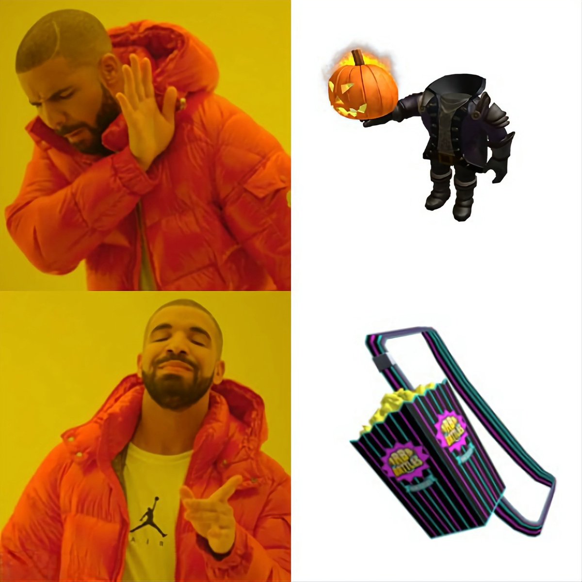 forget headless im giving away a popcorn code

retweet and reply with Headless Horseman for a chance to win a popcorn bucket