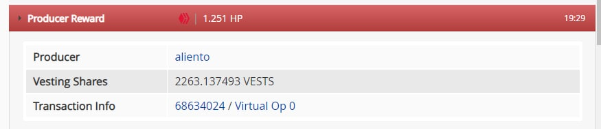 Nos llevó tiempo hacer la actualización, pero el node de testigo de Aliento acaba de firmar su primer bloque dentro del HF 26. #Hive #DPoS